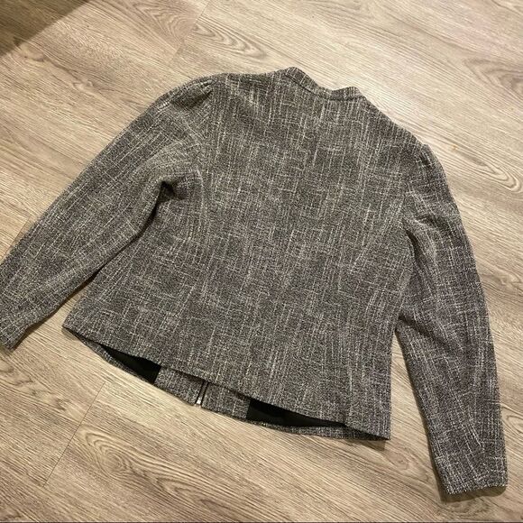 Sejour Heathered gray suit jacket size 14w - Picture 2 of 6